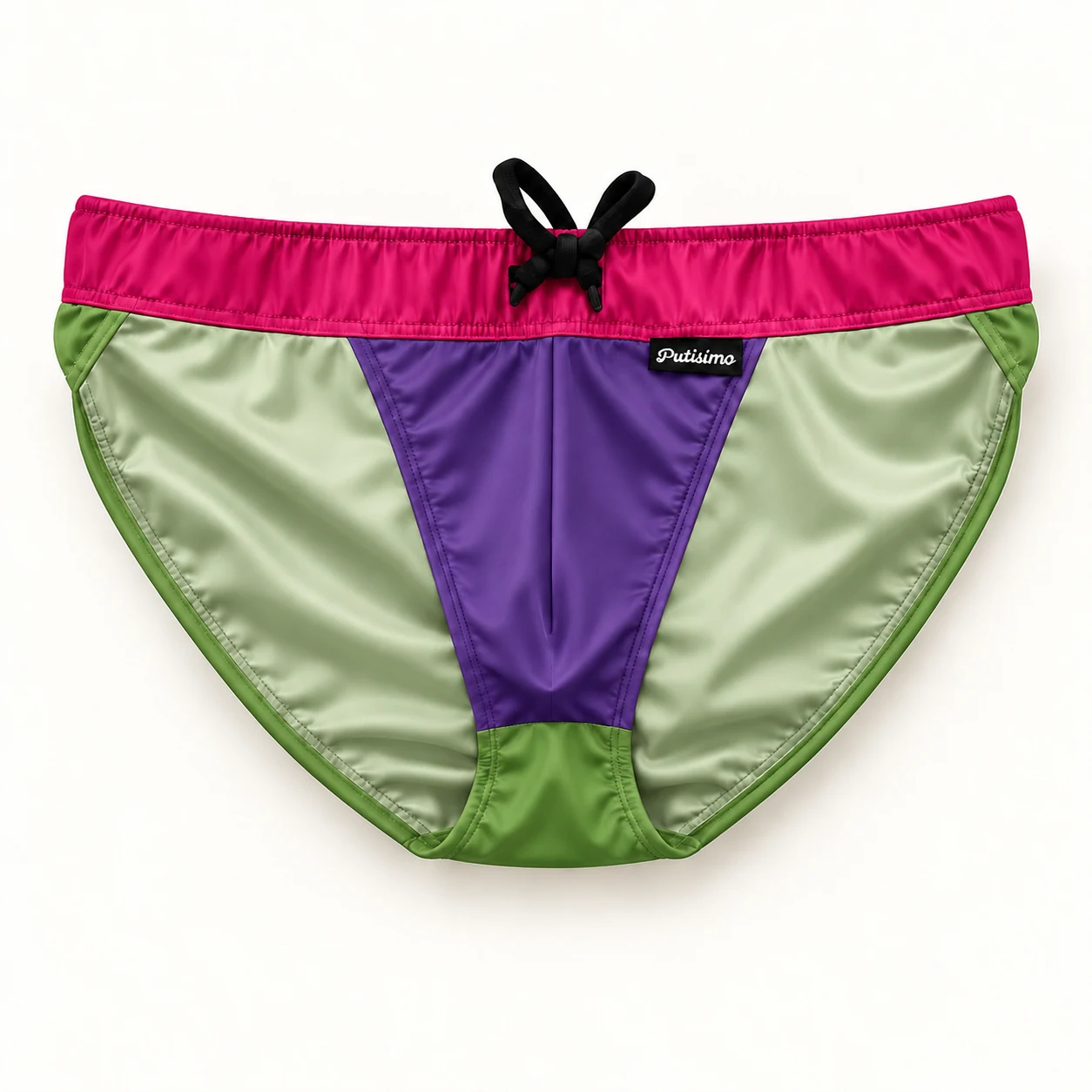 Electric Bloom Swim brief